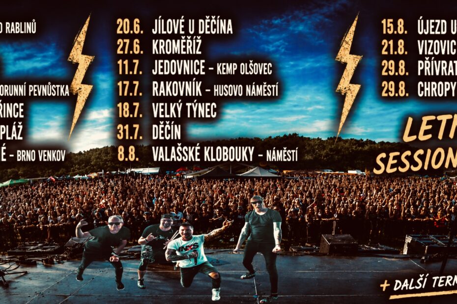 letní koncerty 2026 PREMIER, STAGE, ROCKOVÝ NÁŘEZ
